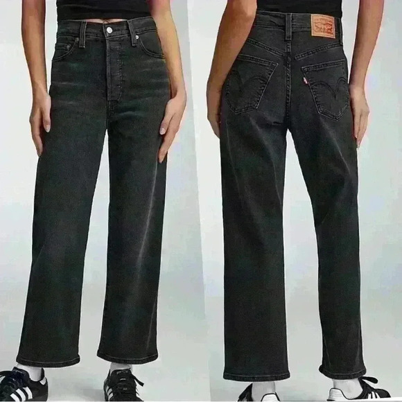 Levis Aritzia  Ribcage Straight Ankle Stretched Jean size 25 - Picture 2 of 11